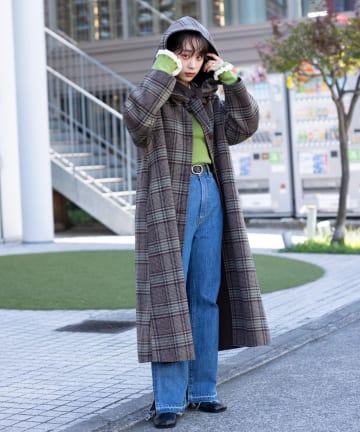 【SETアイテム】バラクラバ付リバーシブルウールオーバーコート