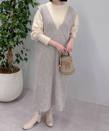 【旬顔になれる】ツイードジャンスカ