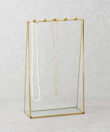 3COINS(スリーコインズ) ガラスネックレスホルダー