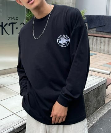 【BRONZE AGE】バックデザイン長袖Tシャツ