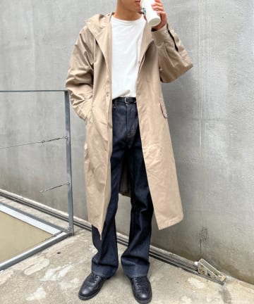 セパレートスリーブスタンドコート