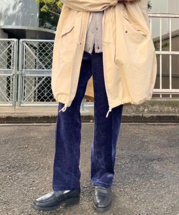ベロアトラックパンツ