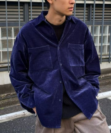 ベロアシャツ