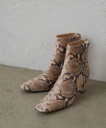 【FABIORUSCONI/ファビオルスコーニ】 パイソンショートブーツ