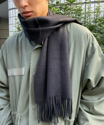 【The Inoue Brothers】 Brushed Scarf