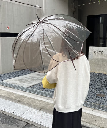 クリアアンブレラカラーパイピング