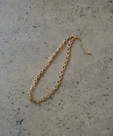 【GALENA/ガレナ】スクエアチェーンネックレス