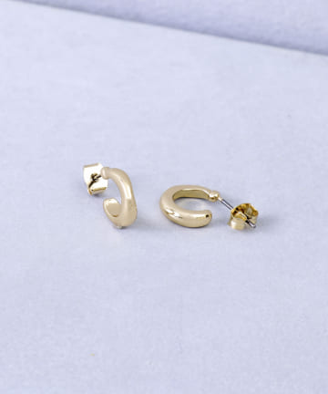 ミニメタルフープピアス
