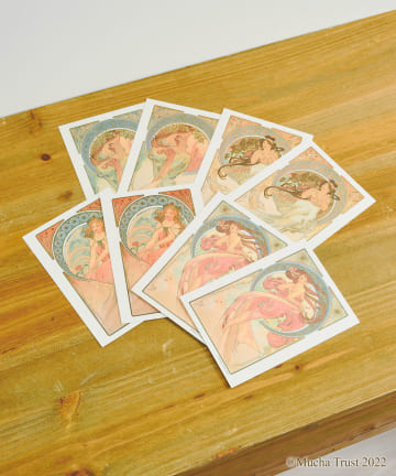 salut!(サリュ) 【ミュシャ×salut!】ステッカー8枚セット