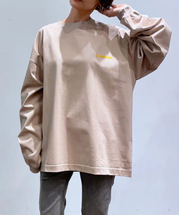 【FRIPIER/フリピエ】ビッグロングスリーブTシャツ