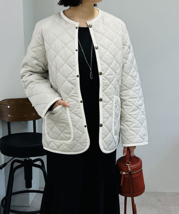 【LAVENHAM（ラベンハム）】CREW NECK JACKET