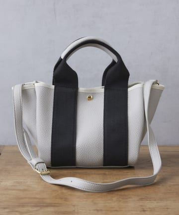 BIRTHDAY BAR(バースデイバー) 【cache cache カシュカシュ】太ショルダー付き2wayトートバッグ S