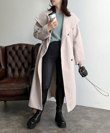 prose verse(プロズヴェール) BIGえりロングコート