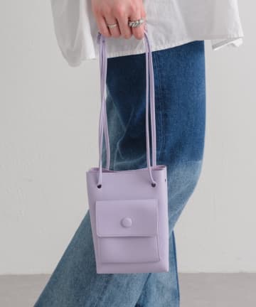 Kastane(カスタネ) 【新色追加】ポケット付きミニショルダーBAG