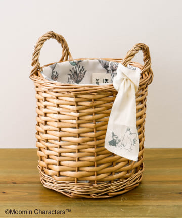 salut!(サリュ) 【MOOMIN×salut!】柳ラウンドバスケット