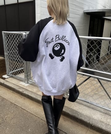 COOPER FACTビリヤードラグランスウェット