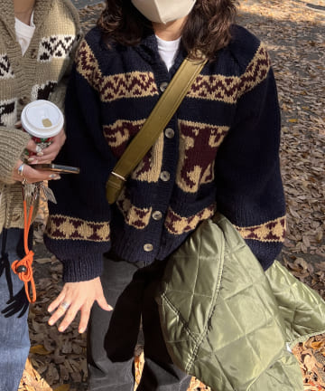 CPCM(シーピーシーエム) カウチンカーディガン