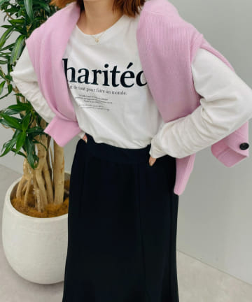 CharitecフロッキーロゴロンT
