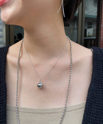 【WEB限定】メタルボールネックレス