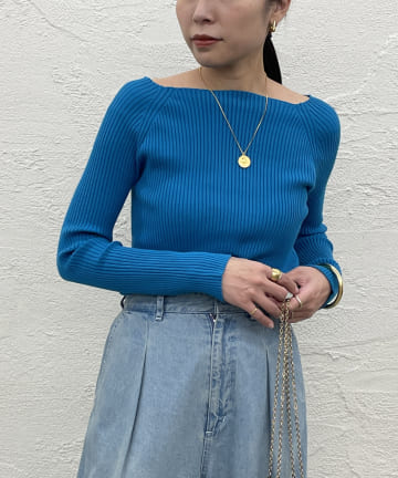 2WAYロングスリーブニット