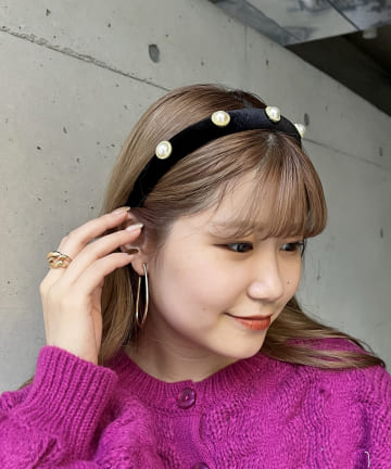 prose verse(プロズヴェール) パールベロアカチューシャ