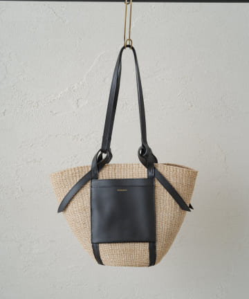 【VIOLADORO/ヴィオラドーロ】レザーコンビトート