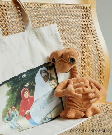 GALLARDAGALANTE(ガリャルダガランテ) 【E.T.】赤の少年柄トートバッグ+ぬいぐるみSET