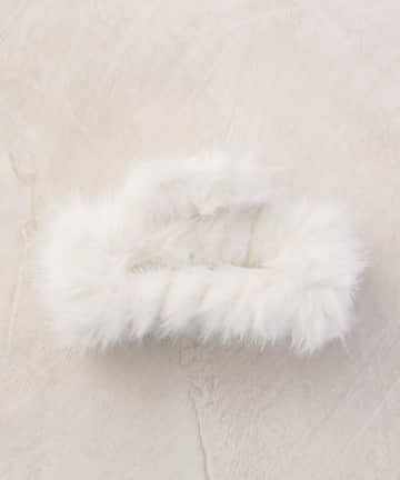 Lattice(ラティス) ファーヘアクリップ