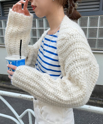 針抜き片畦ボレロ