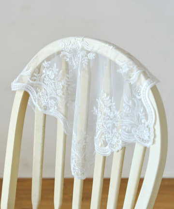 salut!(サリュ) レースドイリーflower 40×50cm