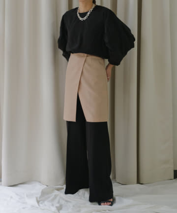 Pasterip(パセリ) Wool waist cloth/wrap skirt