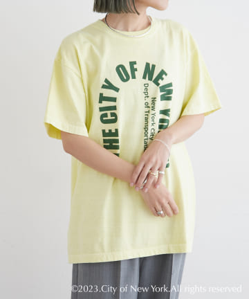 Omekashi(オメカシ) 【NYC×GOOD ROCK SPEED】YELLOW NYC Tシャツ