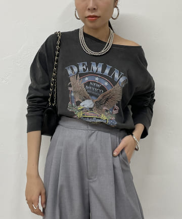 【GOOD ROCK SPEED】EAGLEワンショルロンT