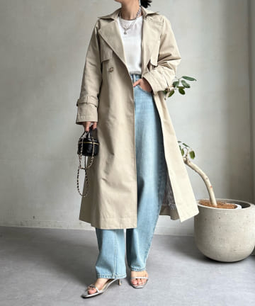 【WEB限定】シャンブレー3WAYトレンチ