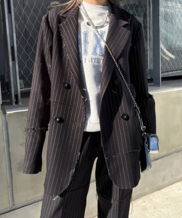 【SixM/シックスエム】トラッシースーツジャケット