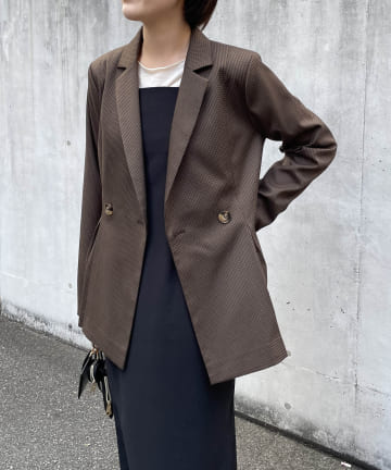 OUTLET(アウトレット) 【CAPRICIEUX LE'MAGE】ウエストタックテーラードジャケット