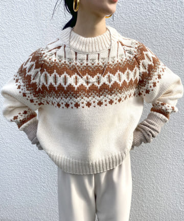 ノルディックショートニット