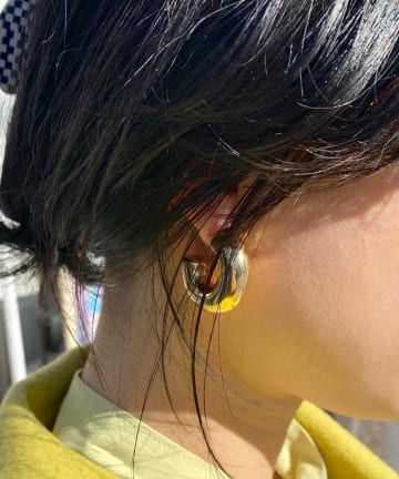 【WEB限定】メタルビッグサークルピアス