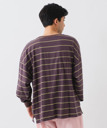 Kastane(カスタネ) 【WHIMSIC】MULTI BORDER LONG SLEEVE TEE