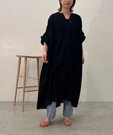 Jena　espace merveilleux(ジェナ　エスパスメルヴェイユ) 【1枚あると安心】ヴィンテージコットンワンピース