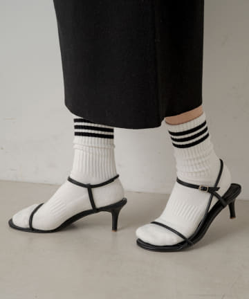 【GALENA/ガレナ】ラインソックス