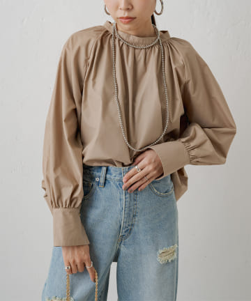 タイプライター２WAYブラウス