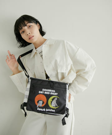 ear PAPILLONNER(イア パピヨネ) 【SWASH×ear(スウォッシュ)】ショルダーバッグ