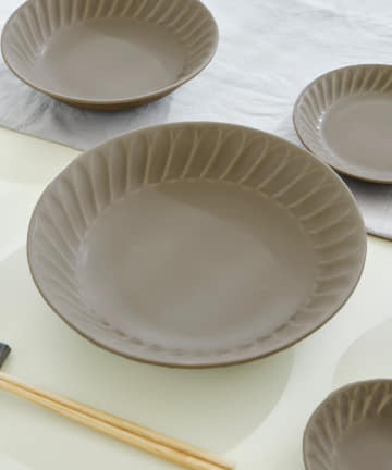 しのぎ深皿：25cm