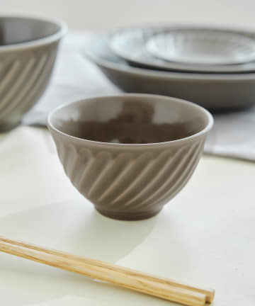 しのぎ茶碗