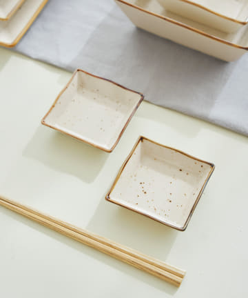 鉄粉引豆皿2枚セット