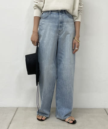 【YANUK/ヤヌーク】 ルーズストレートデニム JOAN