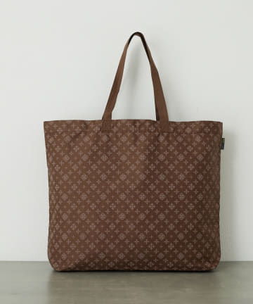 OUTLET(アウトレット) 【Daily russet】モノグラム コットンエコバッグ(L)