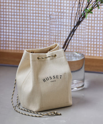 russet ラシット サステイナブルトートバッグ M ネイビー トートバッグ 品質が完璧