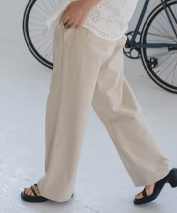 Kastane(カスタネ) 【WHIMSIC】HEAVY WEIGHT CUT SEW PANTS
